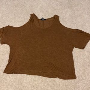 Flowy burnt orange shirt